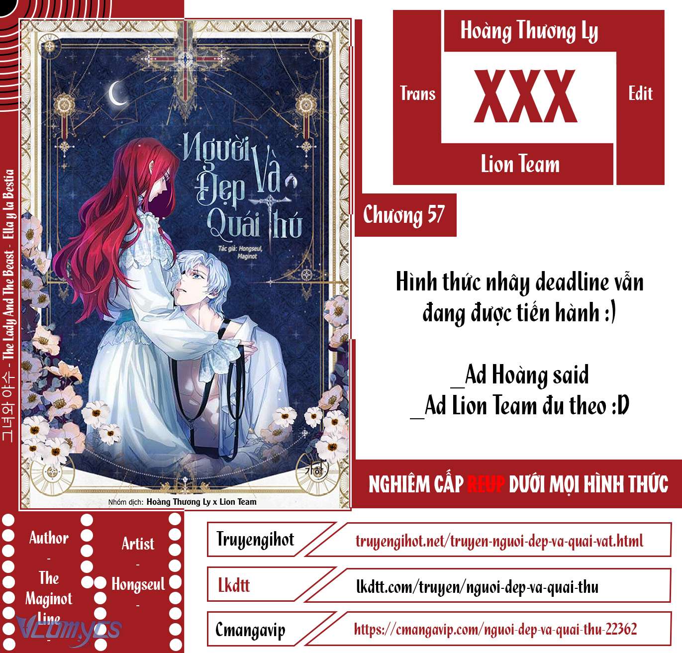 Người Đẹp Và Quái Thú Chap 57 - Trang 3