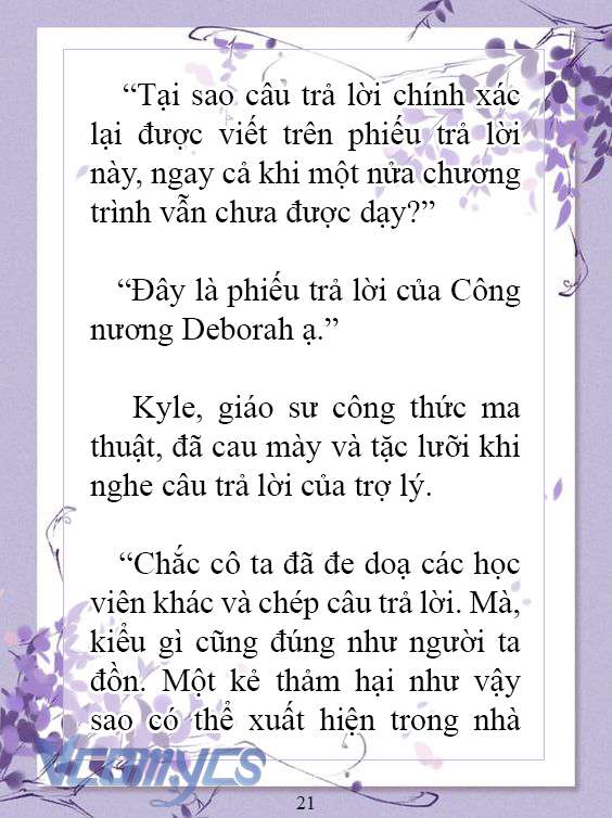 [Novel] Làm Ác Nữ Bộ Không Tốt Sao? Chap 21 - Next Chap 22