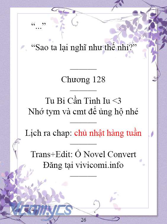 [Novel] Làm Ác Nữ Bộ Không Tốt Sao? Chap 128 - Next Chap 129