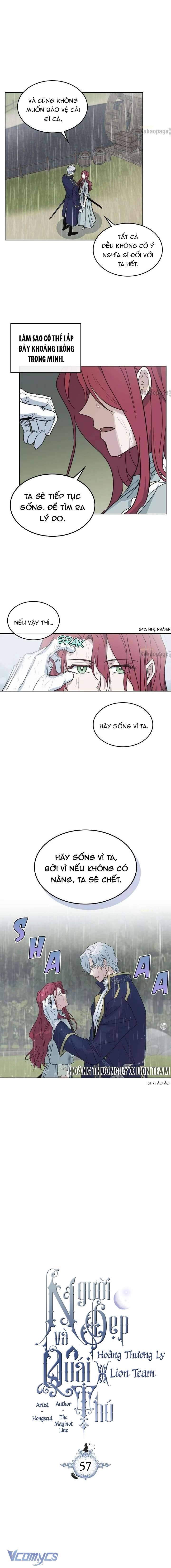 Người Đẹp Và Quái Thú Chap 57 - Trang 3