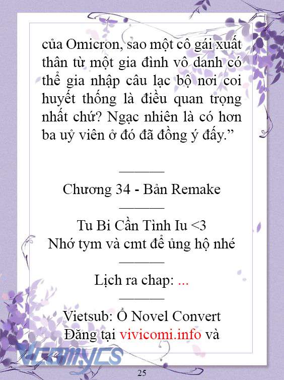 [Novel] Làm Ác Nữ Bộ Không Tốt Sao? Chap 34 - Next Chap 35