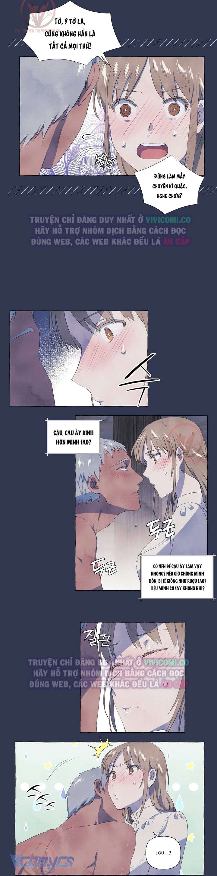 [18+] Chàng Sói Ngốc Và Nàng Thủ Thư Chapter 4 - Trang 3