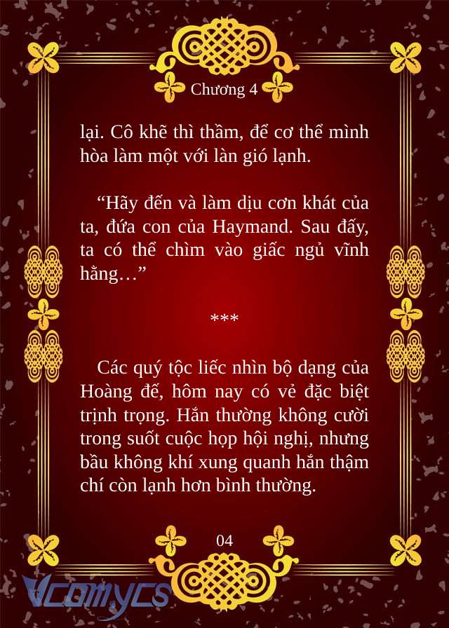 [Novel] Dòng Máu Của Haymand Chap 4 - Next Chap 5