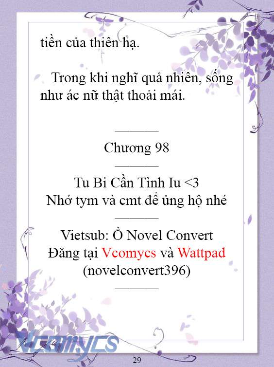 [Novel] Làm Ác Nữ Bộ Không Tốt Sao? Chap 98 - Next Chap 99