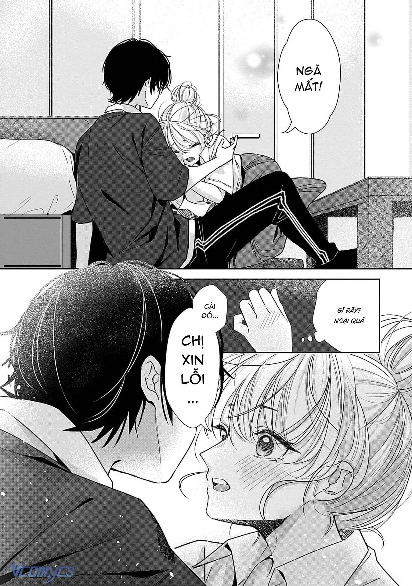 [18+]Bị Em Trai Nhà Bên Dụ Dỗ Rồi!!! Chap 1 - Trang 2