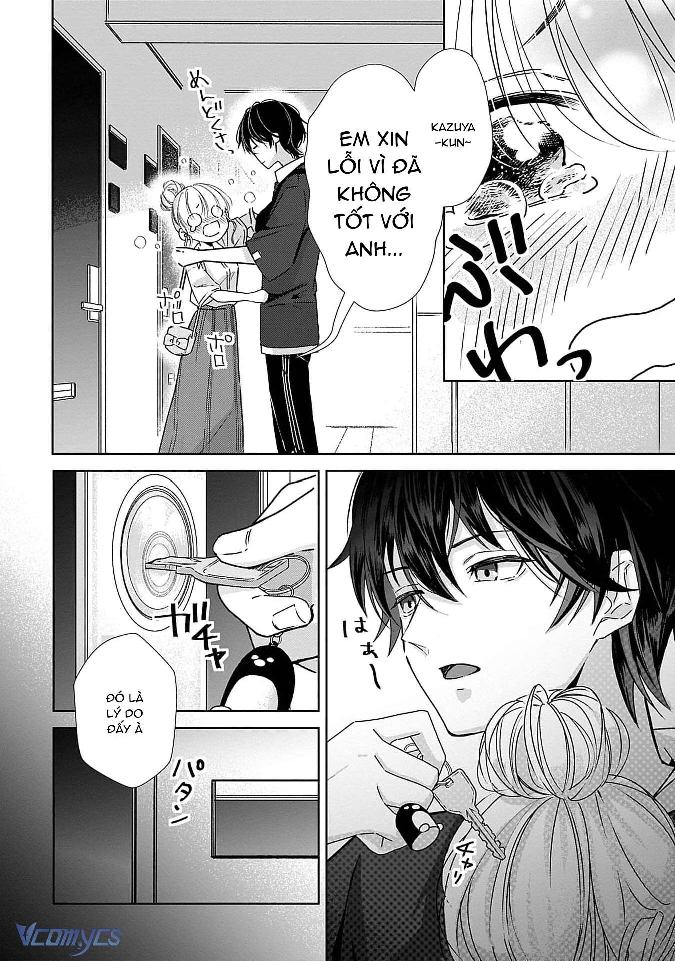 [18+]Bị Em Trai Nhà Bên Dụ Dỗ Rồi!!! Chap 1 - Trang 2