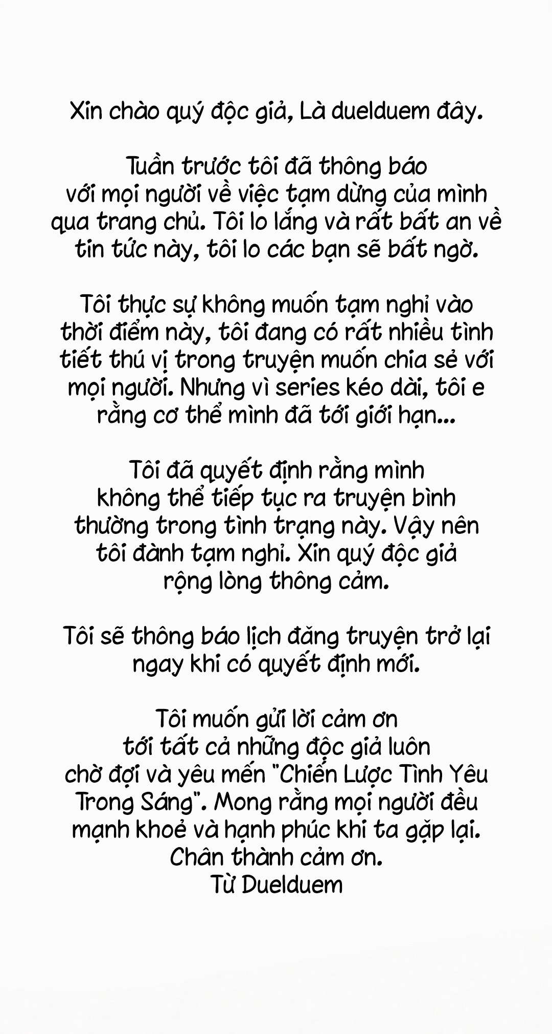 Chiến Lược: Tình Yêu Trong Sáng Chap 108. - Trang 2
