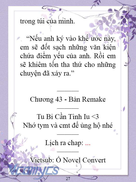 [Novel] Làm Ác Nữ Bộ Không Tốt Sao? Chap 43 - Next Chap 44