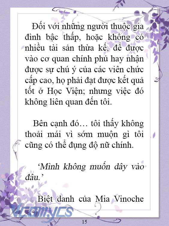 [Novel] Làm Ác Nữ Bộ Không Tốt Sao? Chap 15 - Next Chap 16