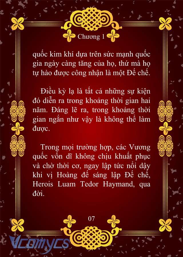 [Novel] Dòng Máu Của Haymand Chap 1 - Next Chap 2