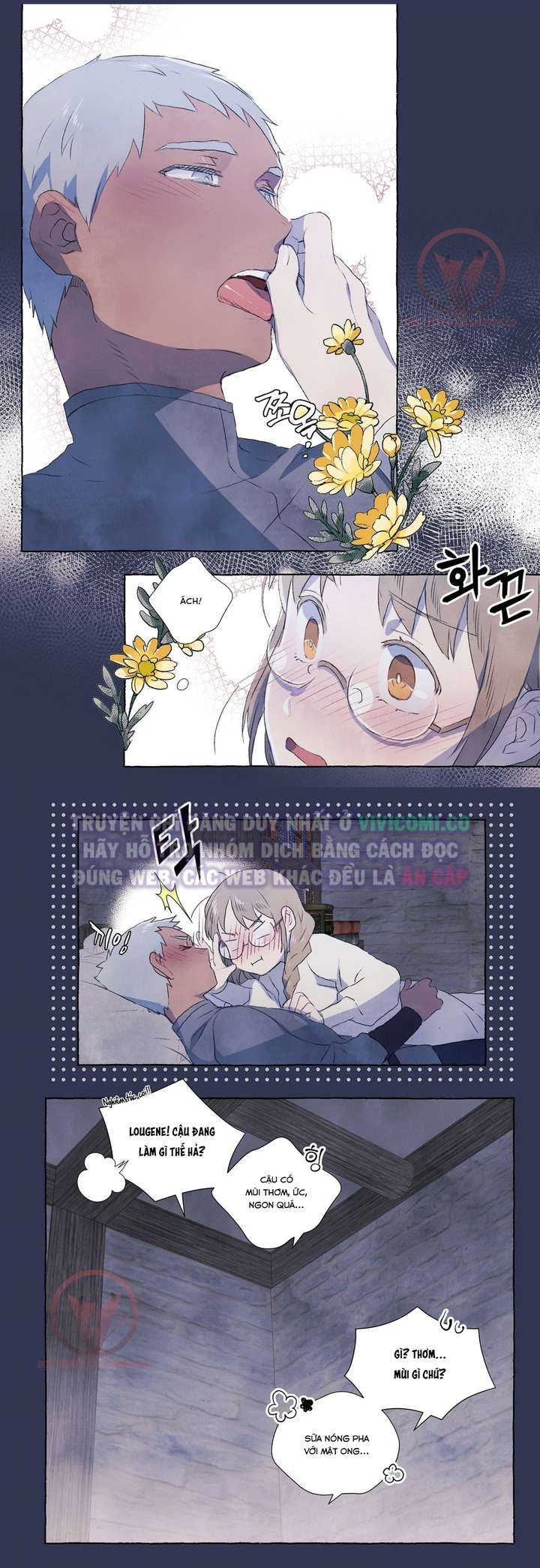 [18+] Chàng Sói Ngốc Và Nàng Thủ Thư Chapter 1 - Trang 3