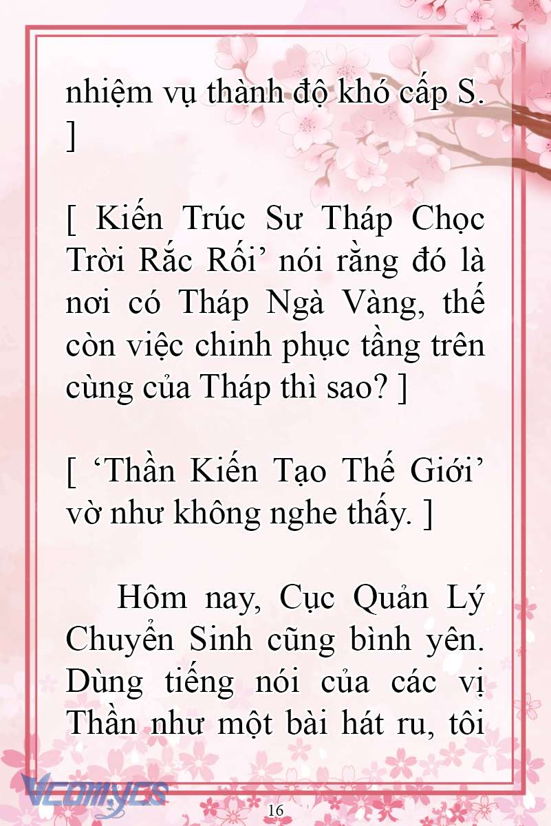 [Novel] Đặc Quyền Của Người Chuyển Sinh Chap 38 - Next Chap 39