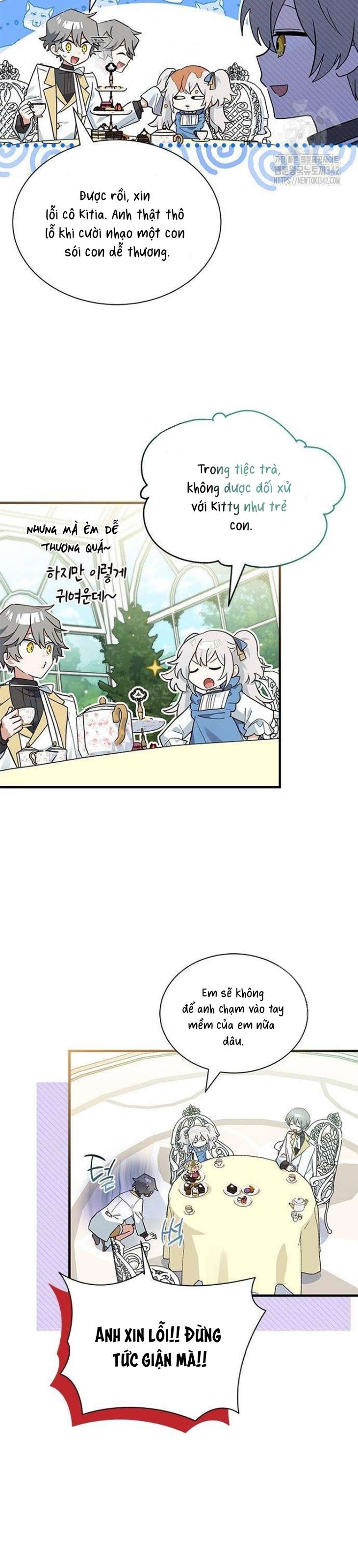 Mèo con được gia tộc sói nhận nuôi? Chapter 15 - Trang 3