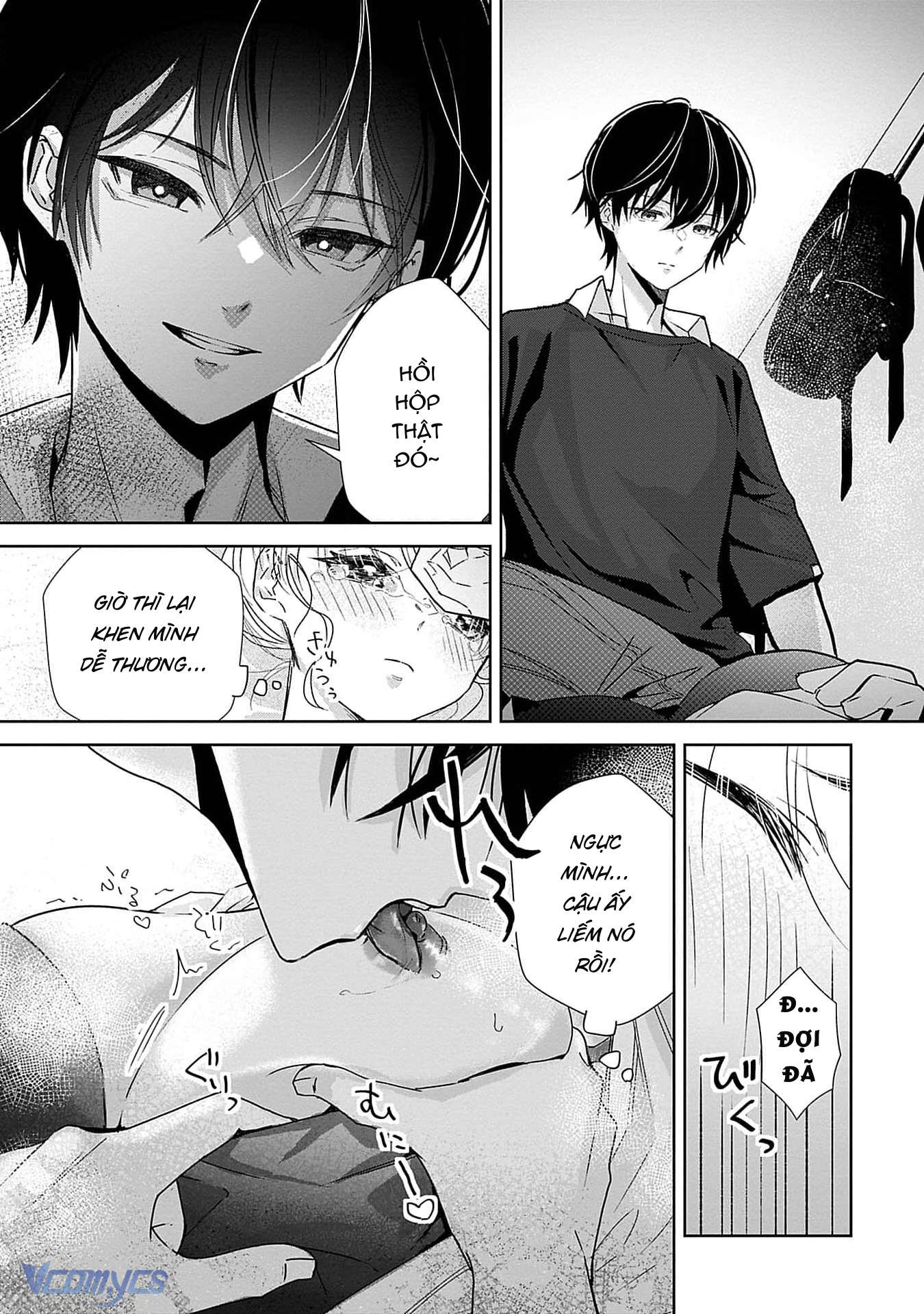[18+]Bị Em Trai Nhà Bên Dụ Dỗ Rồi!!! Chap 2 - Trang 2