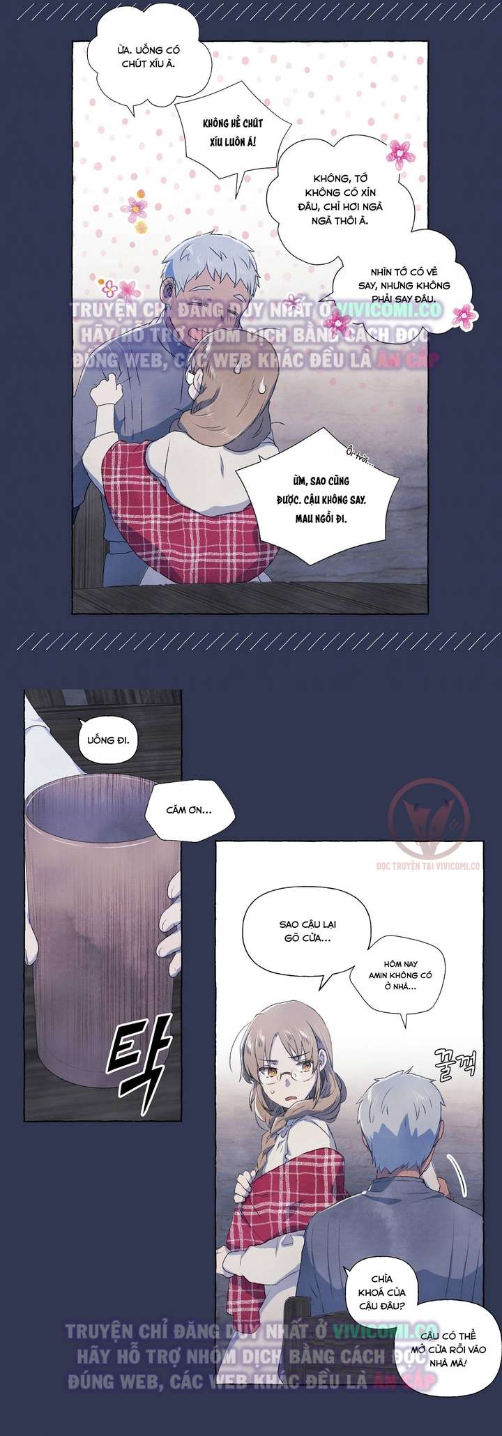 [18+] Chàng Sói Ngốc Và Nàng Thủ Thư Chapter 1 - Trang 3