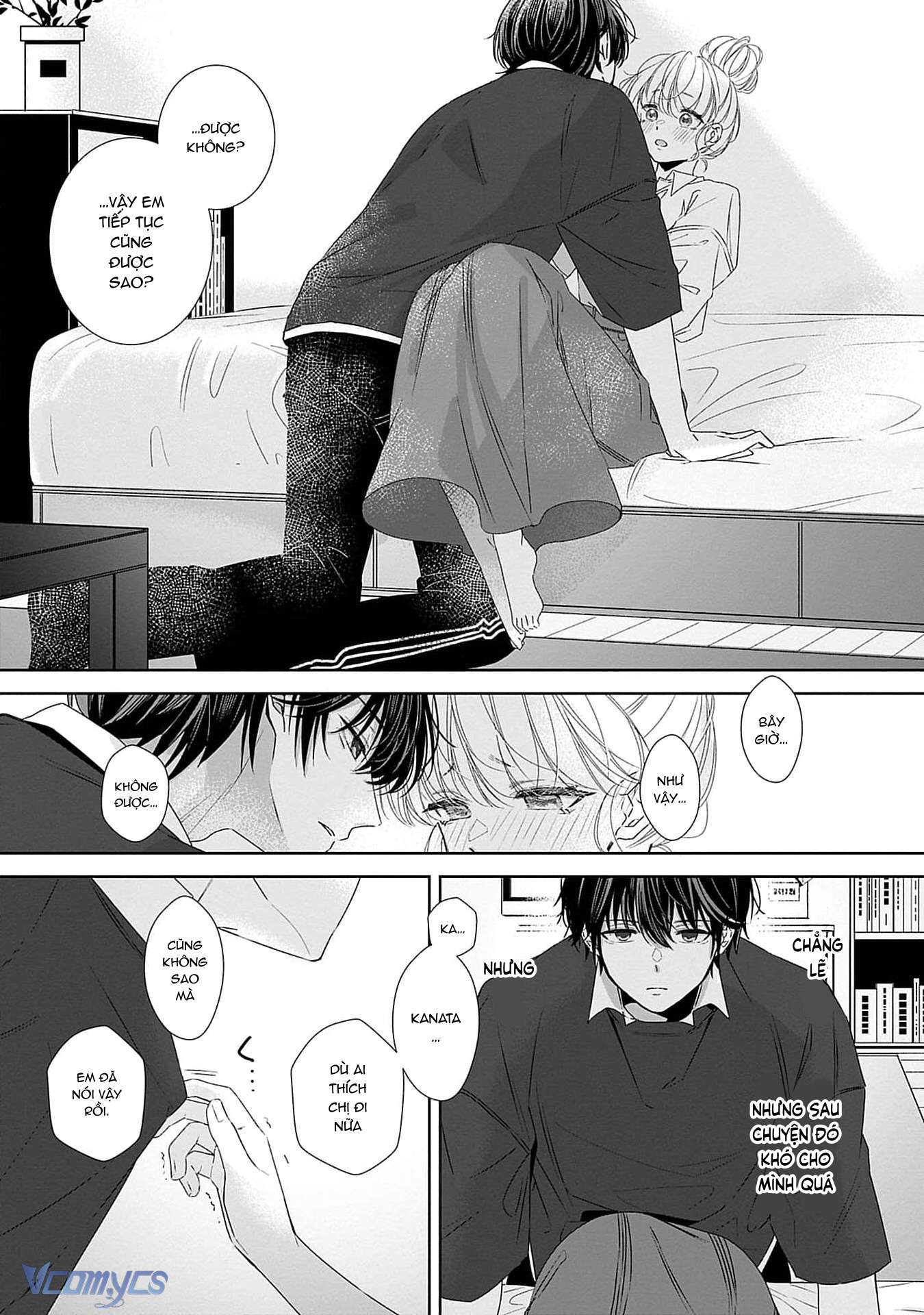 [18+]Bị Em Trai Nhà Bên Dụ Dỗ Rồi!!! Chap 10 - Trang 2