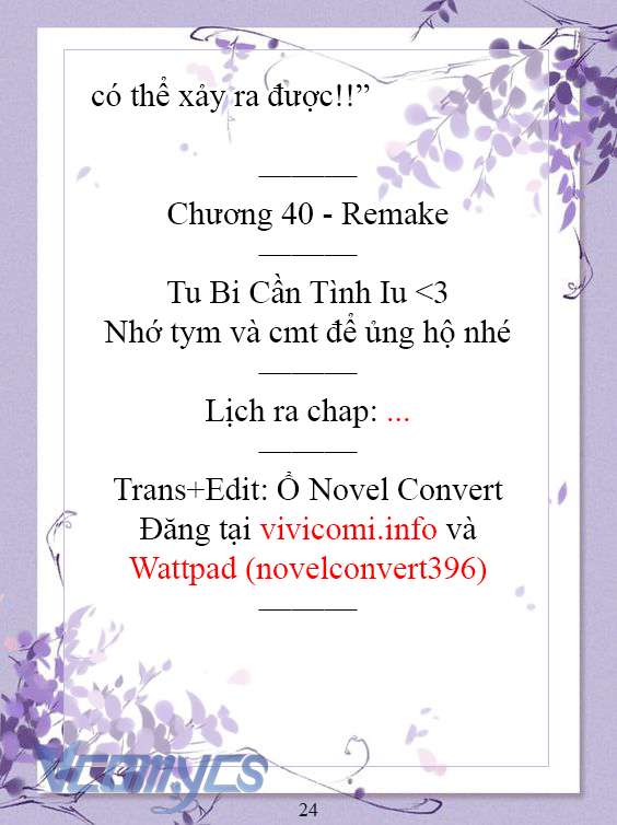 [Novel] Làm Ác Nữ Bộ Không Tốt Sao? Chap 40 - Next Chap 41
