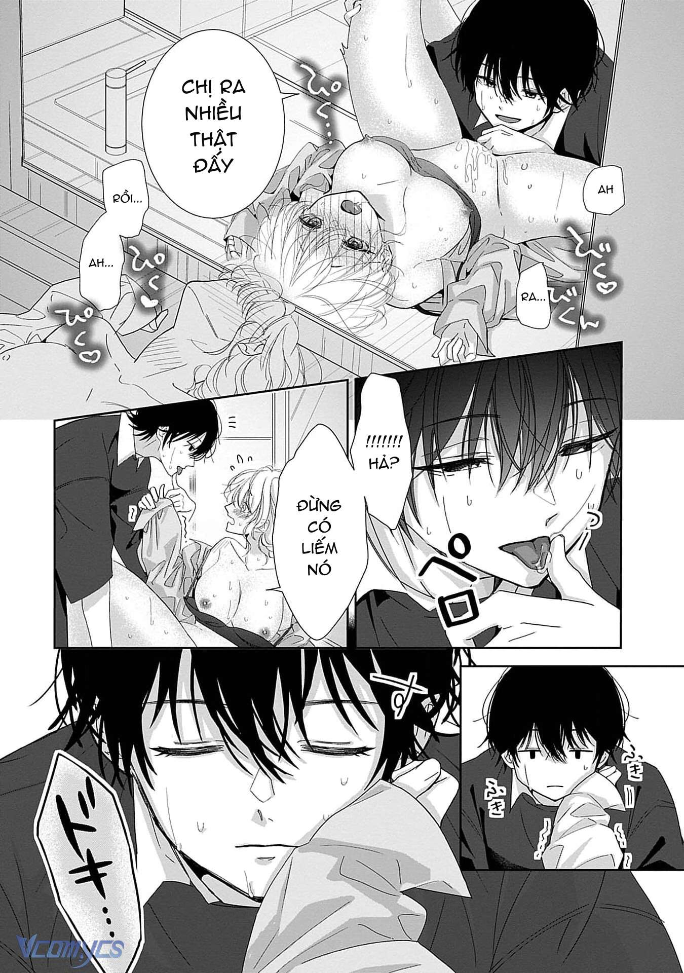 [18+]Bị Em Trai Nhà Bên Dụ Dỗ Rồi!!! Chap 4 - Trang 2