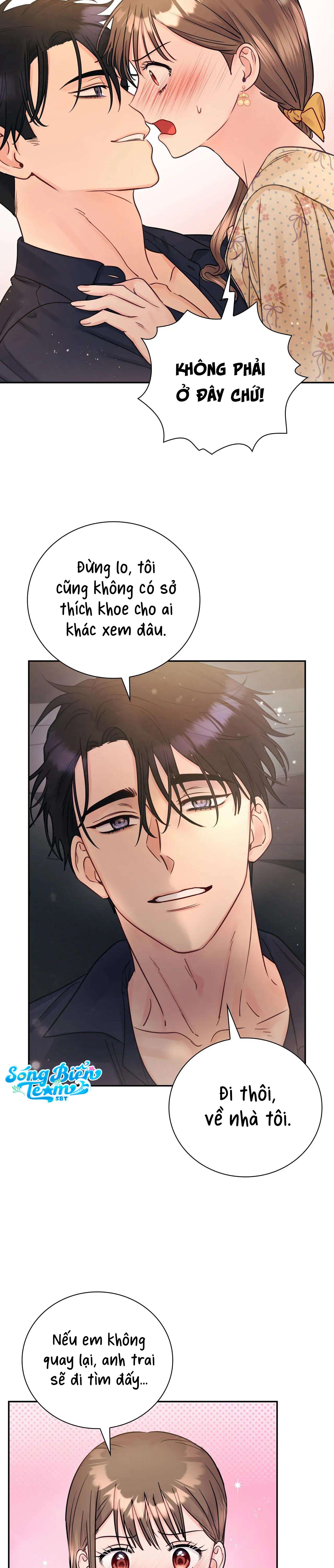 [ 18+ ] Người bạn nguy hiểm của anh trai Chap 14 - Trang 2