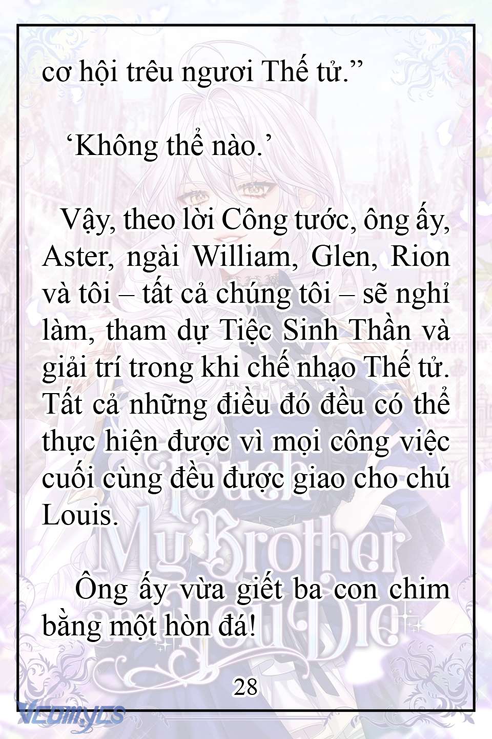 [Novel] Động Vào Em Trai Tôi Xem, Các Người Chết Chắc Chap 15 - Trang 2
