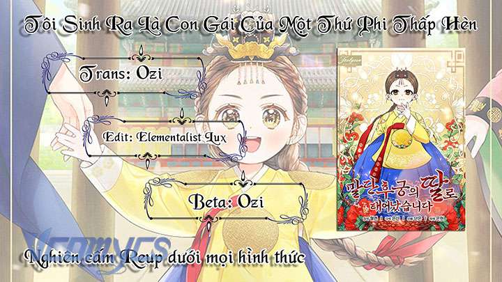 Tôi Sinh Ra Là Con Gái Của Một Thứ Phi Thấp Hèn Chap 26 - Trang 4