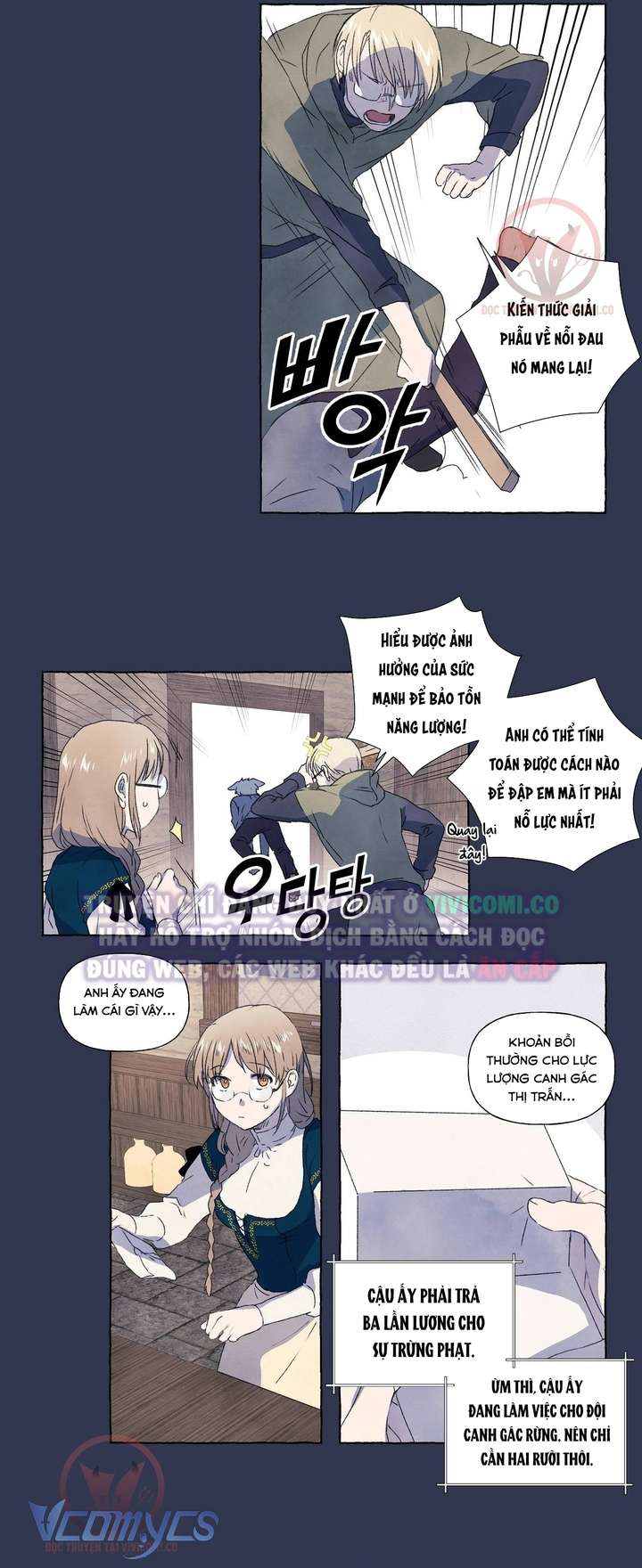 [18+] Chàng Sói Ngốc Và Nàng Thủ Thư Chapter 5 - Trang 3