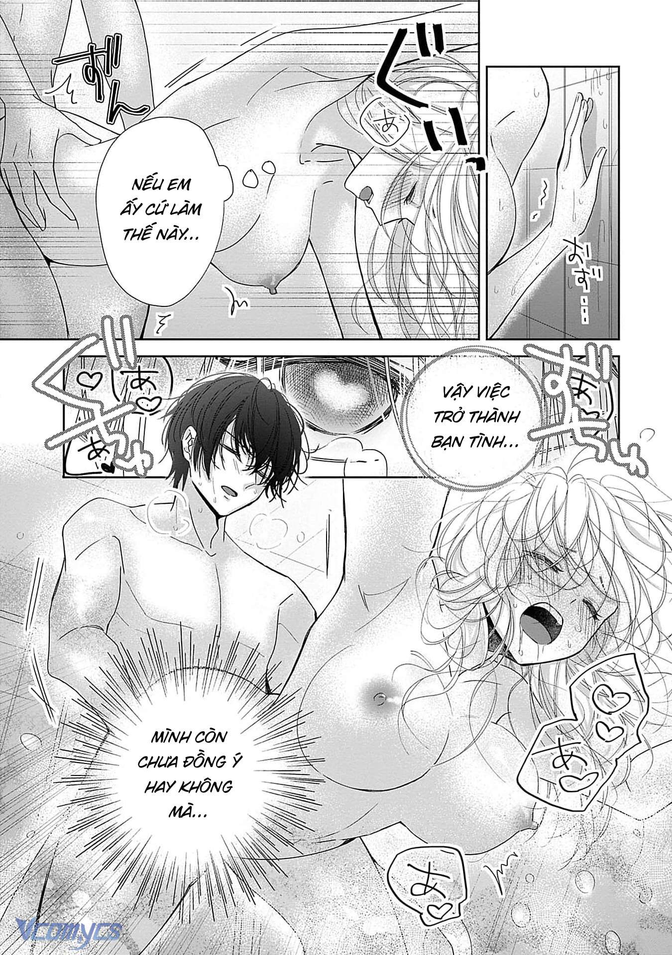 [18+]Bị Em Trai Nhà Bên Dụ Dỗ Rồi!!! Chap 4 - Trang 2