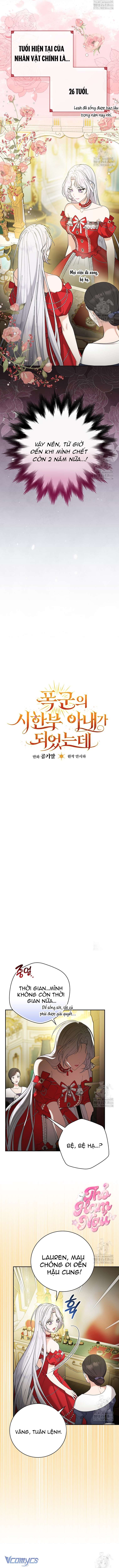Tôi Trở Thành Người Vợ Đoản Mệnh Của Tên Bạo Chúa Chap 2 - Next Chap 3