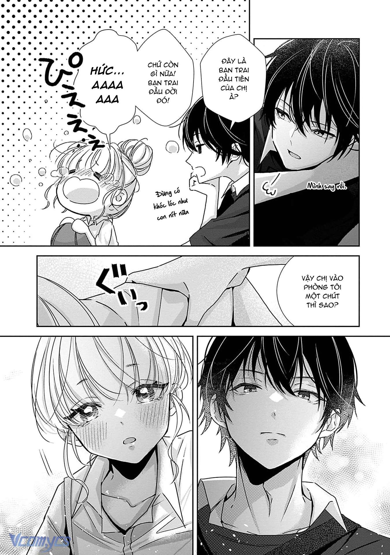[18+]Bị Em Trai Nhà Bên Dụ Dỗ Rồi!!! Chap 1 - Trang 2