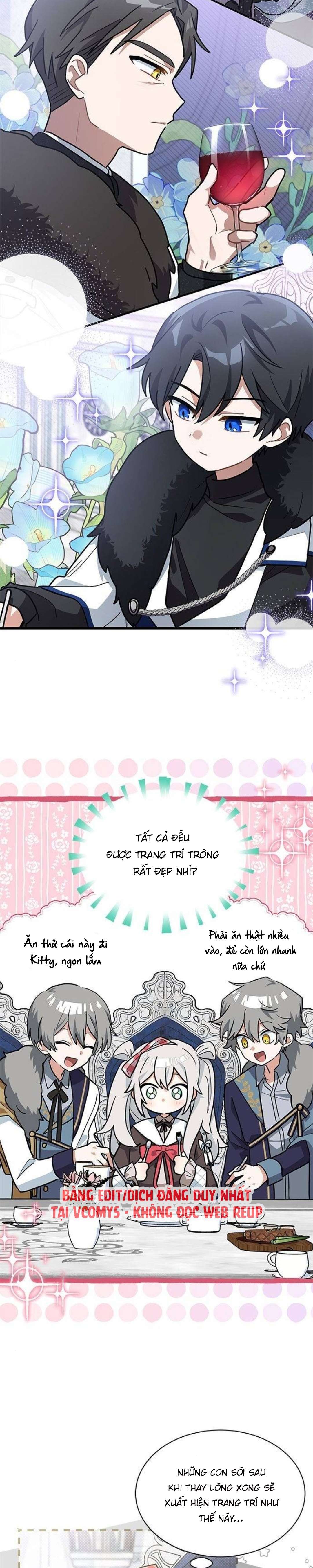 Mèo con được gia tộc sói nhận nuôi? Chapter 30 - Trang 3