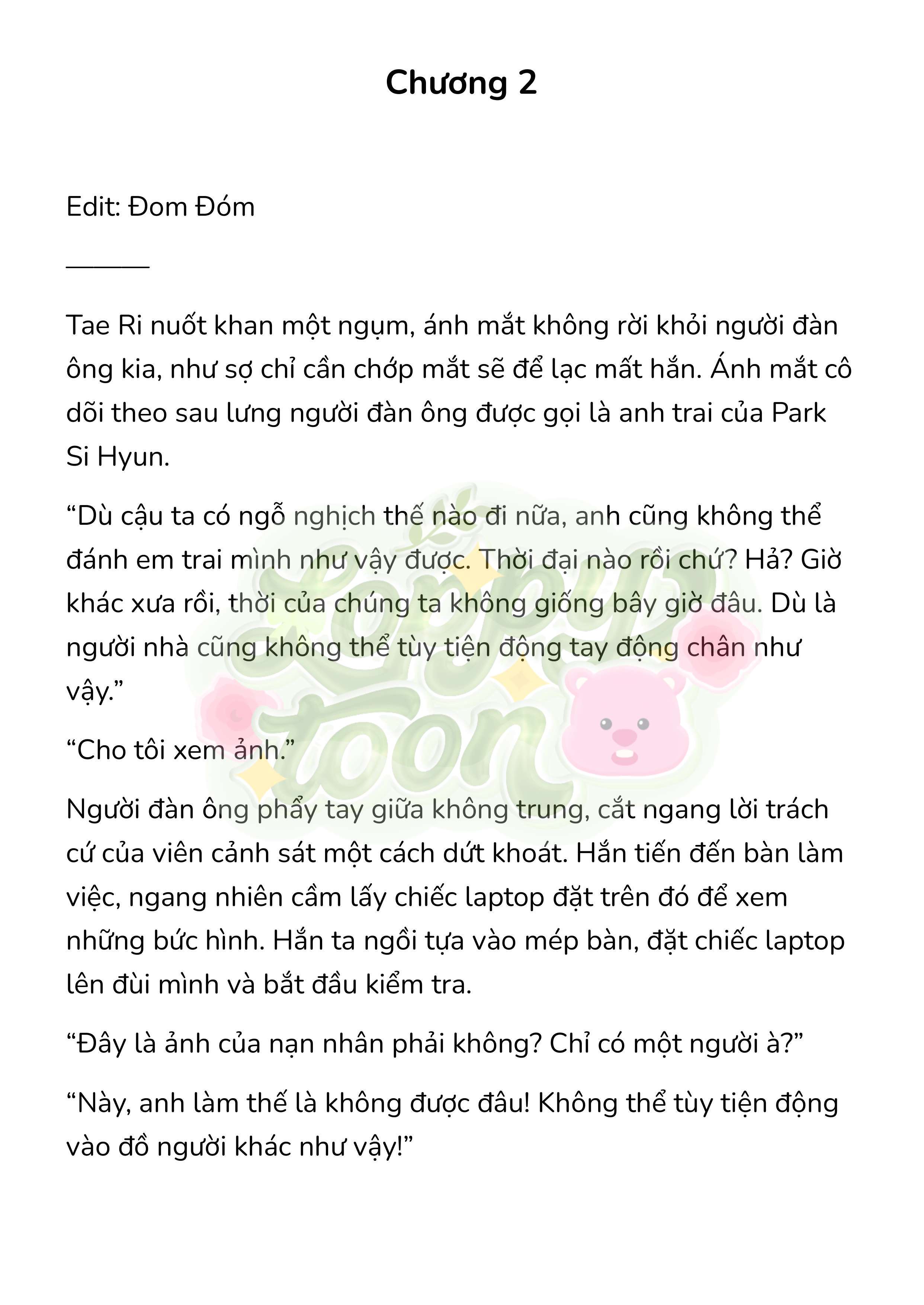 [Novel] Gửi Kẻ Xa Lạ Phản Bội Đạo Đức Chap 2 - Trang 2