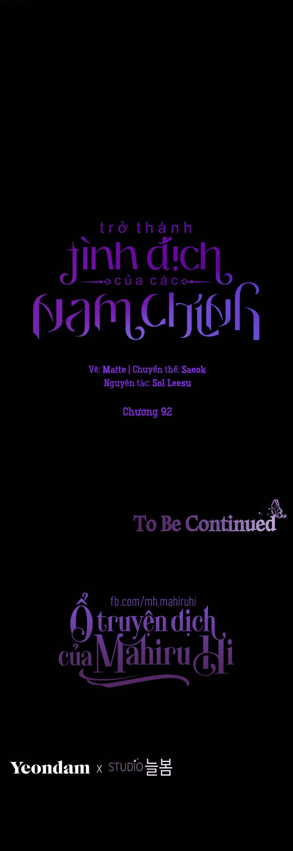 Trở Thành Tình Địch Của Các Nam Chính Chapter 92 - Trang 3