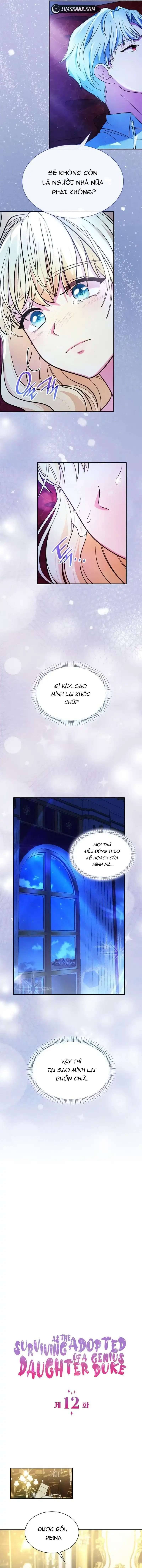 Sống xót với tư cách là con gái nuôi của nhà công tước thiên tài Chap 12 - Trang 2