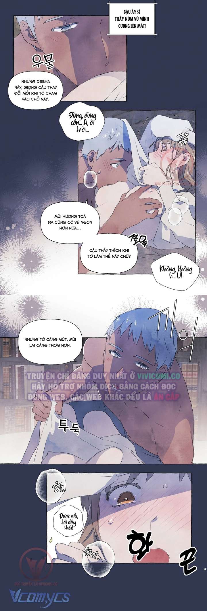 [18+] Chàng Sói Ngốc Và Nàng Thủ Thư Chapter 3 - Trang 3