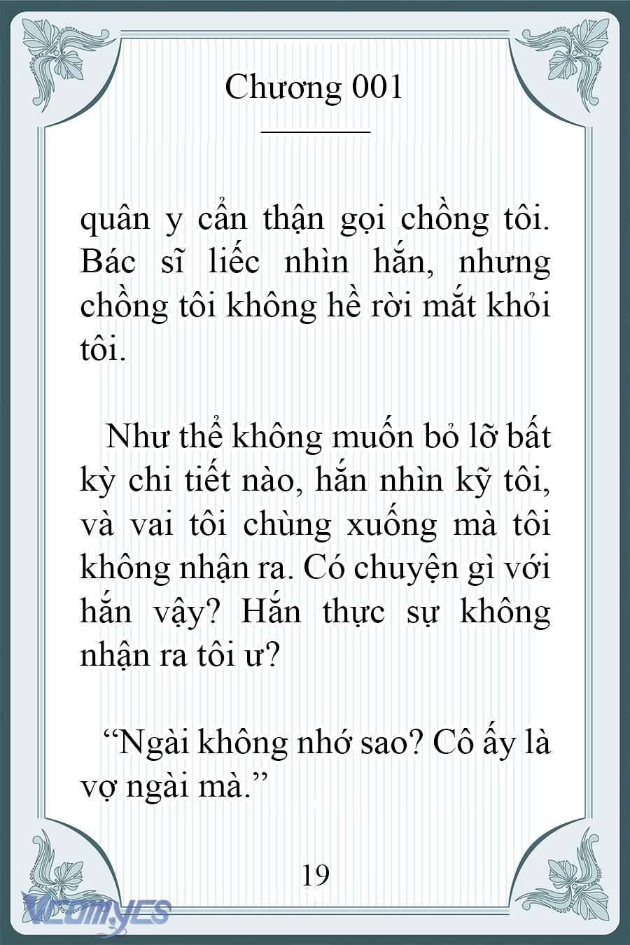 [Novel] Người Chồng Ghét Tôi Đã Mất Trí Nhớ Chap 1 - Next Chap 2