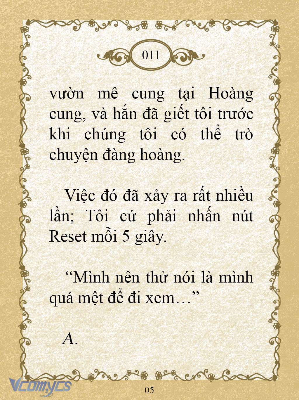 [Novel] Kẻ Phản Diện Được Định Phải Chết Chap 11 - Trang 2