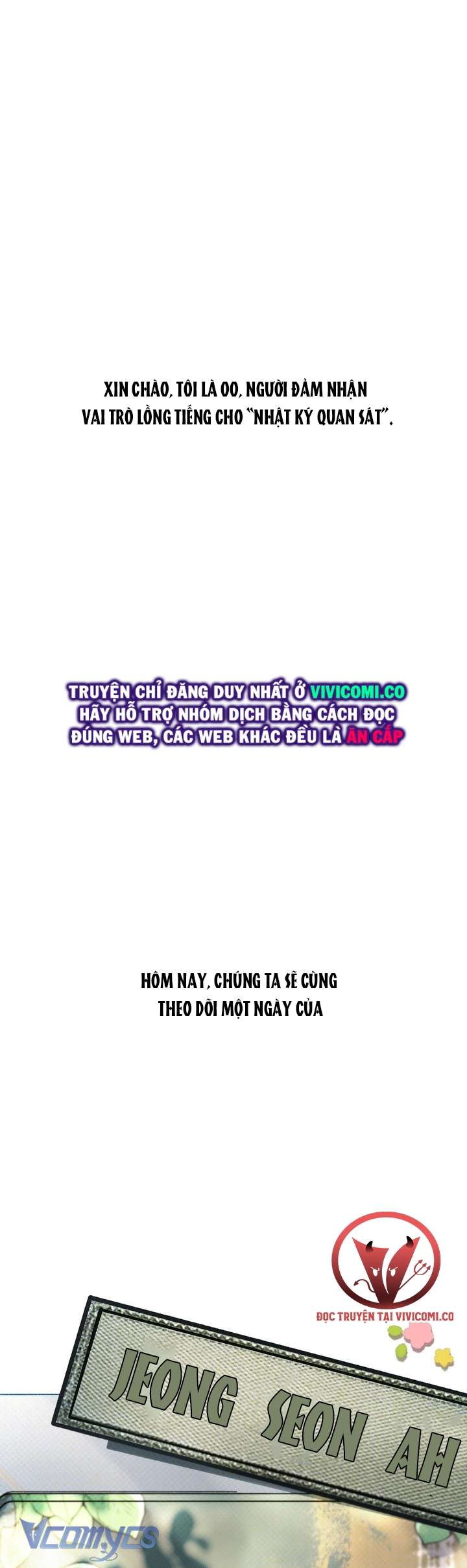 [18+] Nhật Ký Quan Sát Chap 7 - Next Chap 8