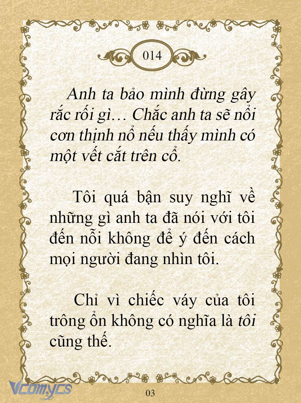 [Novel] Kẻ Phản Diện Được Định Phải Chết Chap 14 - Trang 2