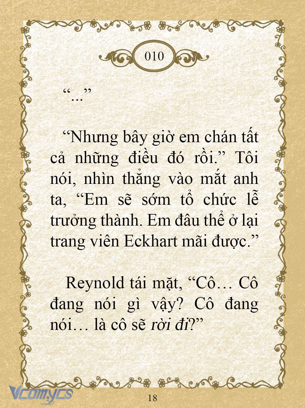 [Novel] Kẻ Phản Diện Được Định Phải Chết Chap 10 - Trang 2