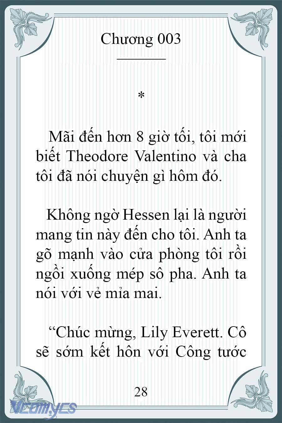 [Novel] Người Chồng Ghét Tôi Đã Mất Trí Nhớ Chap 3 - Next Chap 4