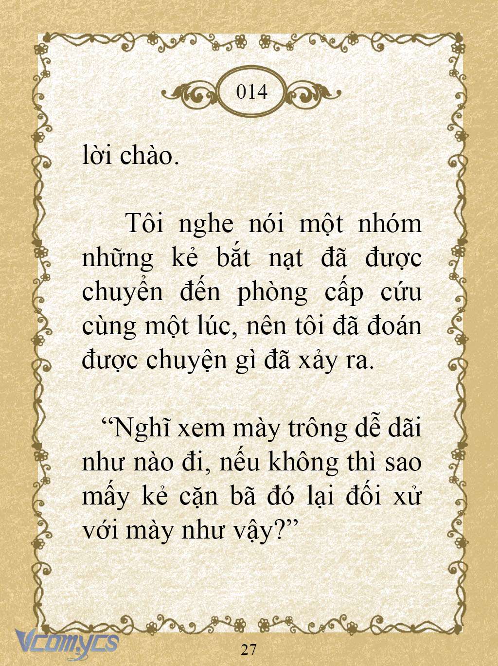 [Novel] Kẻ Phản Diện Được Định Phải Chết Chap 14 - Trang 2