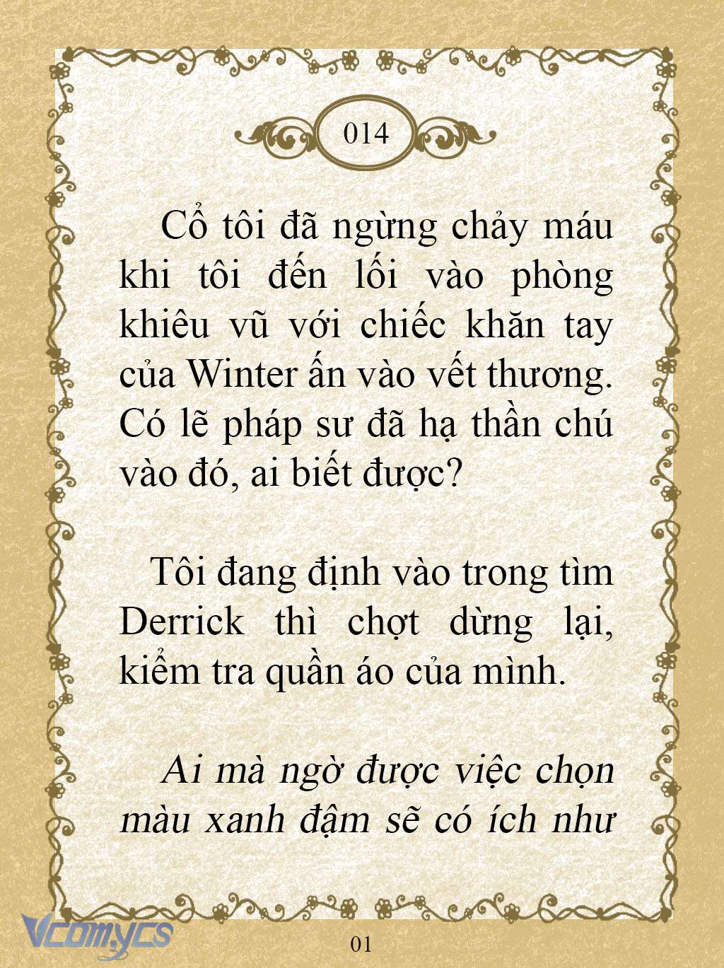 [Novel] Kẻ Phản Diện Được Định Phải Chết Chap 14 - Trang 2