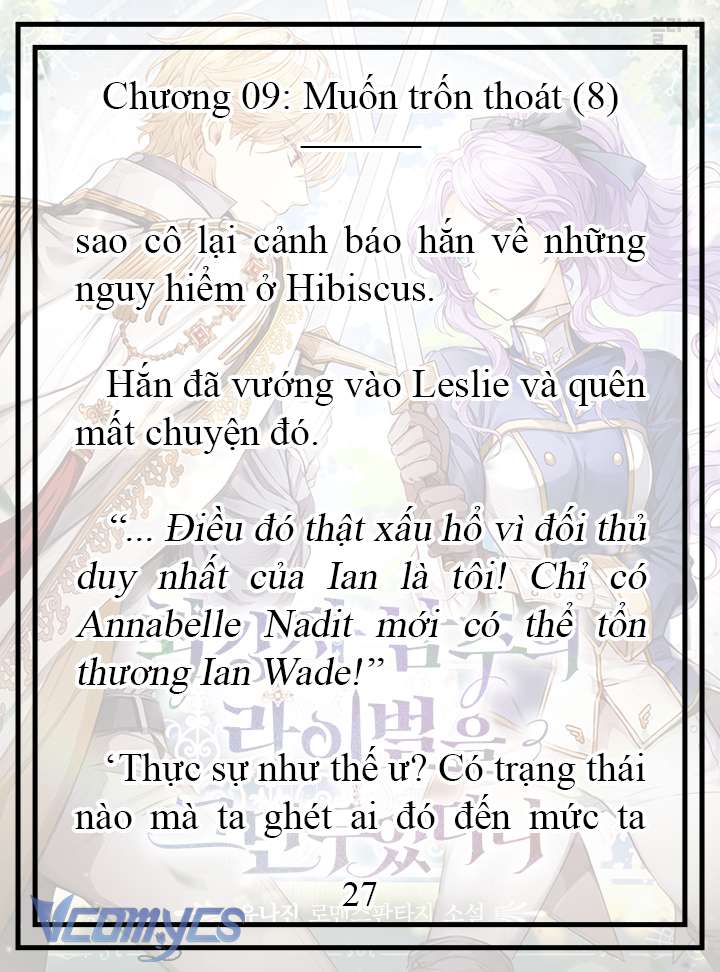 [Novel] Tôi Không Còn Là Đối Thủ Của Nam Chính Chap 9 - Trang 2