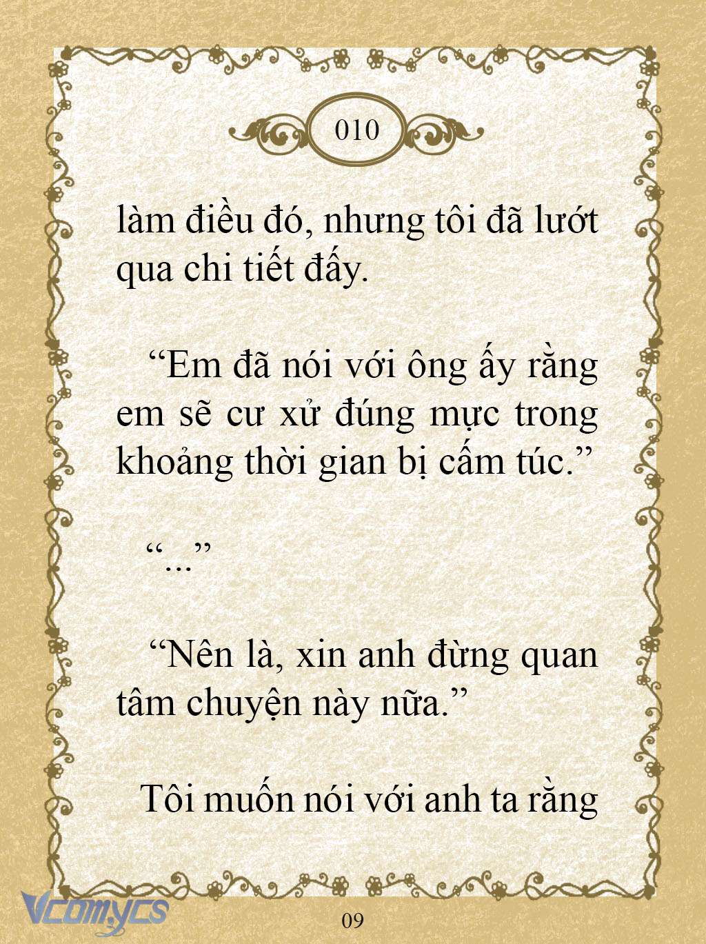 [Novel] Kẻ Phản Diện Được Định Phải Chết Chap 10 - Trang 2