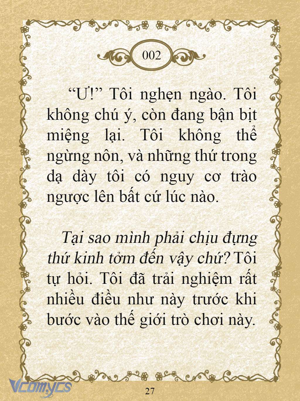 [Novel] Kẻ Phản Diện Được Định Phải Chết Chap 2 - Trang 2