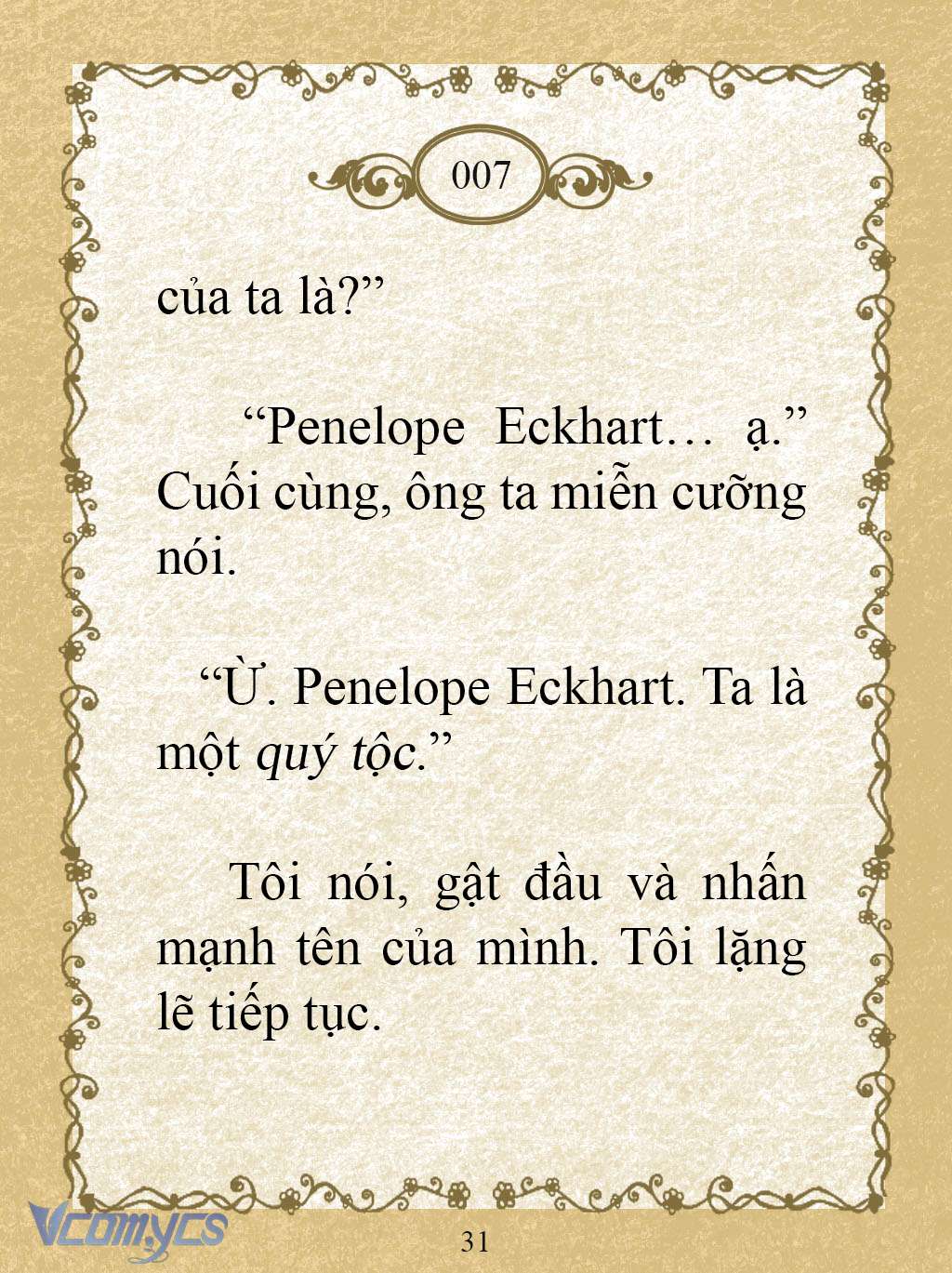 [Novel] Kẻ Phản Diện Được Định Phải Chết Chap 7 - Trang 2