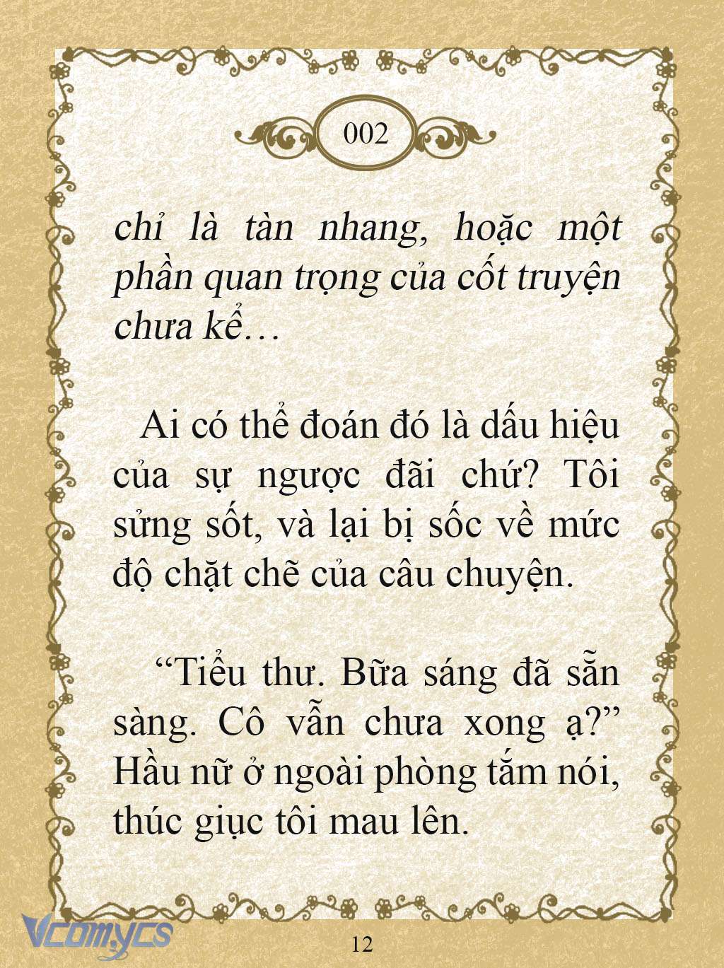 [Novel] Kẻ Phản Diện Được Định Phải Chết Chap 2 - Trang 2
