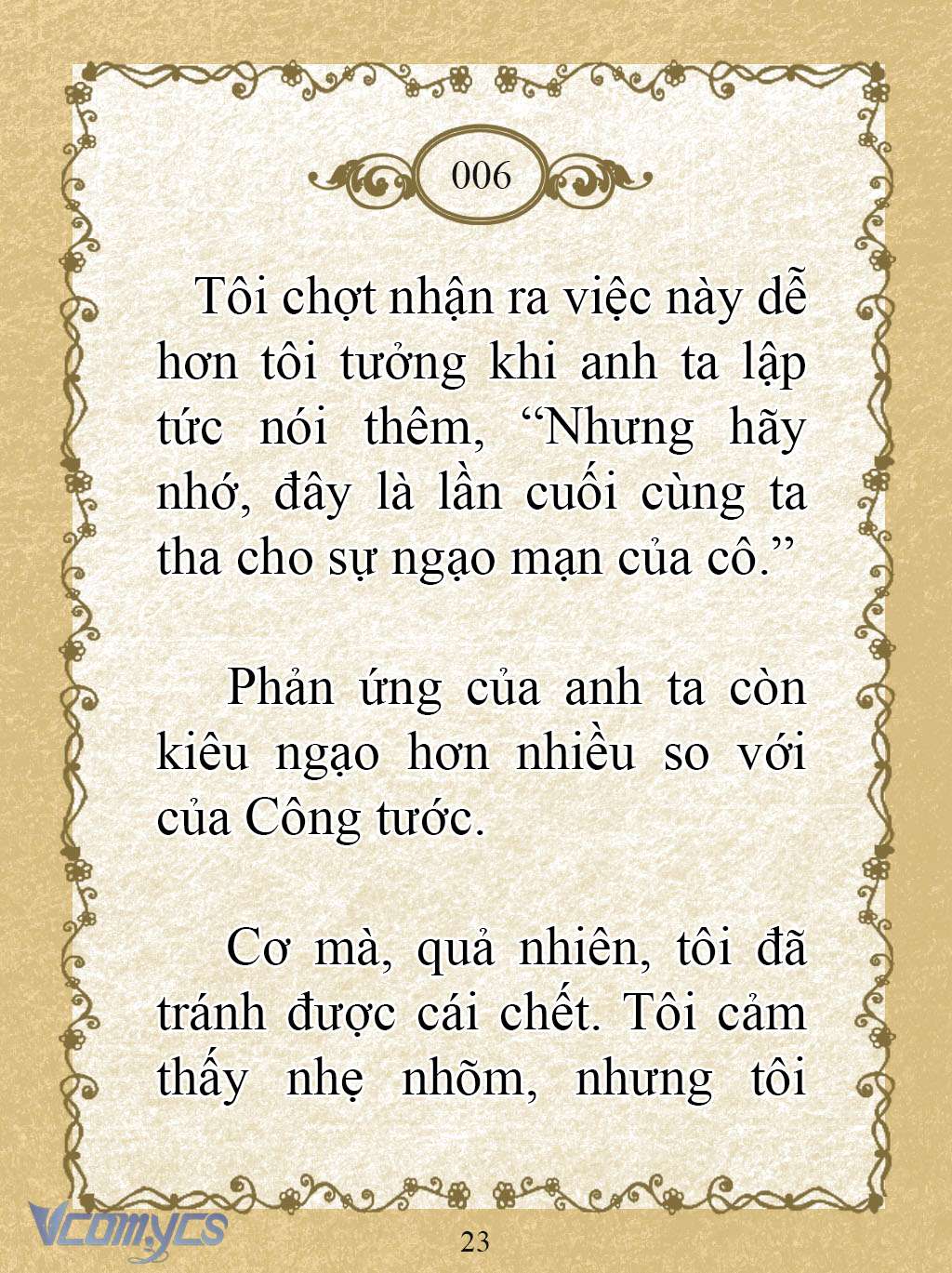 [Novel] Kẻ Phản Diện Được Định Phải Chết Chap 6 - Trang 2