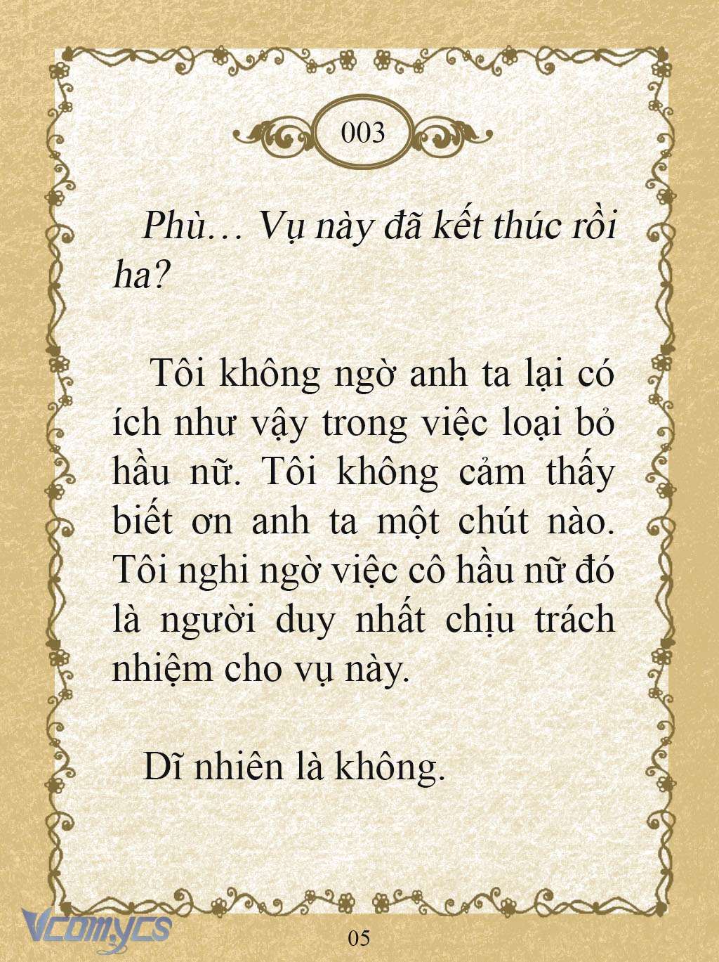 [Novel] Kẻ Phản Diện Được Định Phải Chết Chap 3 - Trang 2