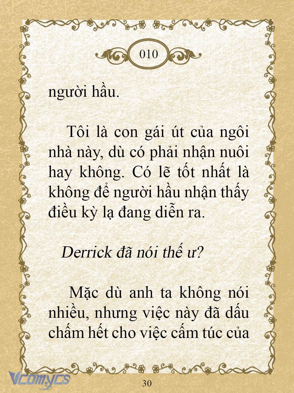 [Novel] Kẻ Phản Diện Được Định Phải Chết Chap 10 - Trang 2